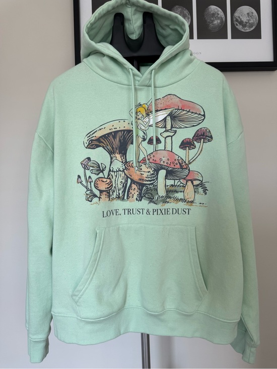 Disney Other - Disney Love, Trust & Pixie Dust Mint Green Hoodie XL